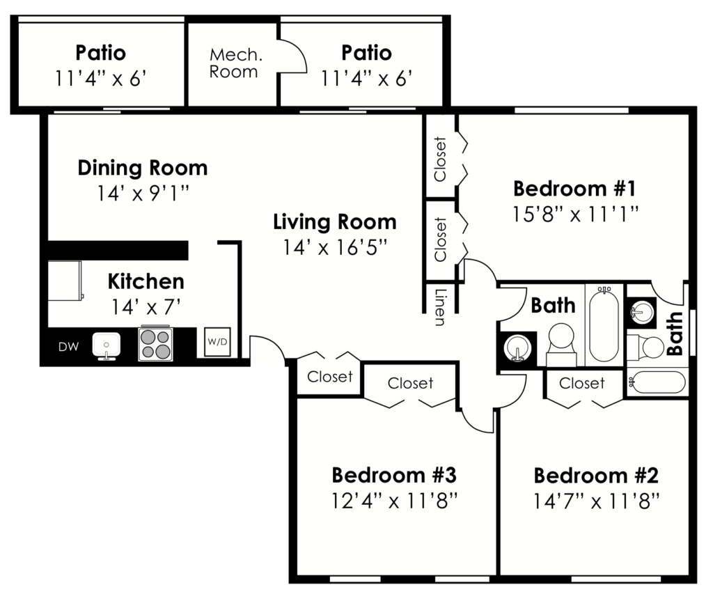 Floor Plans Ridge Gardens Apartments